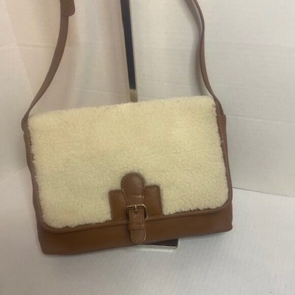 Talbots Brown Leather crossbody - Picture 1 of 4